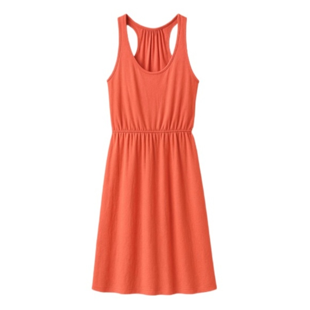 Sunshine Coral Sleeveless Dress XL